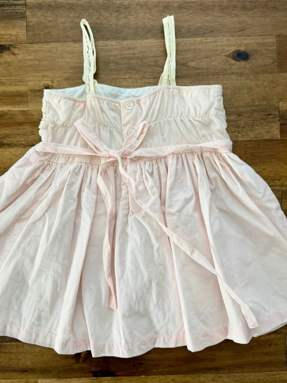 Well Dressed Wolf Girls Pink Lace Appliqué Two-Piece Tunic Shorts Set 4T Cotton